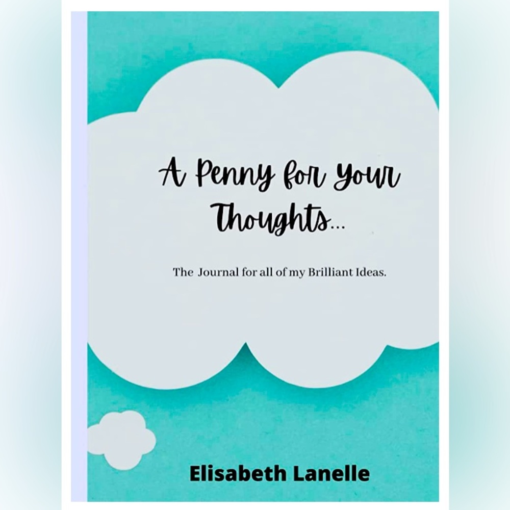 PAPERBACK A Penny for Your Thoughts Journal - 200 Blank Lined Pages